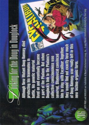 Fleer Marvel Annual Flair '95 Base Card 36 Kitty Pryde