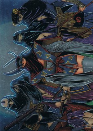 Comic Images Shi All Chromium Base Card 40 The Warriors of Nara