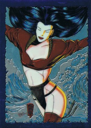 Comic Images Shi All Chromium Base Card 65 Wind and Sea