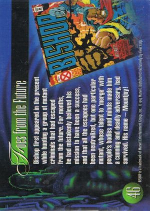 Fleer Marvel Annual Flair '95 Base Card 46 Bishop