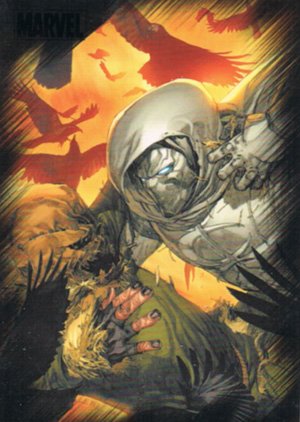 Rittenhouse Archives Marvel Heroes and Villains Base Card 79 Moon Knight vs. Scarecrow