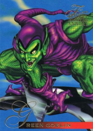 Fleer Marvel Annual Flair '95 Base Card 58 Green Goblin