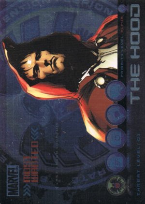 Rittenhouse Archives Marvel Heroes and Villains Most Wanted Card M1 The Hood