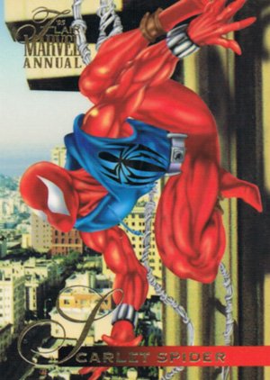 Fleer Marvel Annual Flair '95 Base Card 60 Scarlet Spider