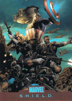 Rittenhouse Archives Marvel Heroes and Villains Alliances Card A4 S.H.I.E.L.D.