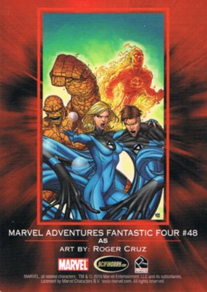 Rittenhouse Archives Marvel Heroes and Villains Alliances Card A5 Fantastic Four