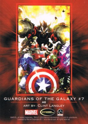 Rittenhouse Archives Marvel Heroes and Villains Alliances Card A6 Guardians of the Galaxy
