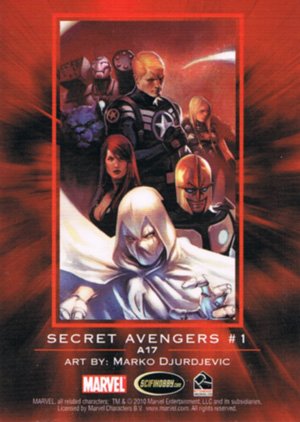 Rittenhouse Archives Marvel Heroes and Villains Alliances Card A17 Secret Avengers