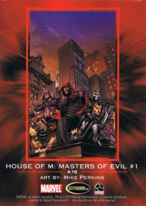 Rittenhouse Archives Marvel Heroes and Villains Alliances Card A18 Masters of Evil