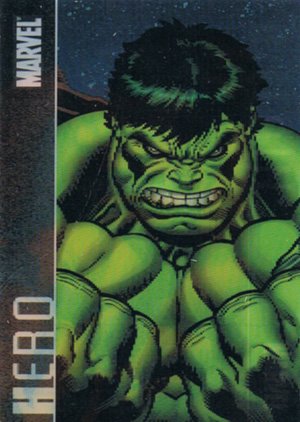 Rittenhouse Archives Marvel Heroes and Villains Lenticular Flip Card L1 Hulk/Red Hulk