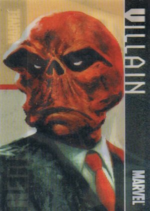 Rittenhouse Archives Marvel Heroes and Villains Lenticular Flip Card L3 Captain America/Red Skull