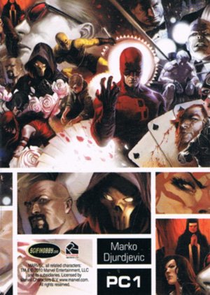 Rittenhouse Archives Marvel Heroes and Villains Tri-Fold Poster Card PC1 