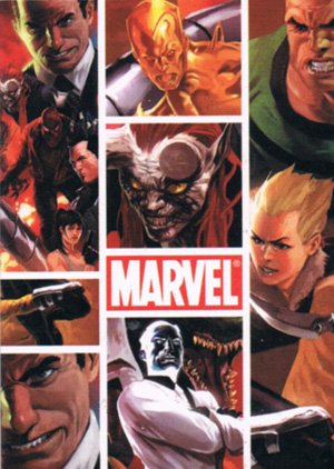 Rittenhouse Archives Marvel Heroes and Villains Tri-Fold Poster Card PC6 