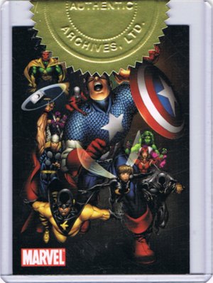 Rittenhouse Archives Marvel Heroes and Villains Case Toppers CT3 Captain America