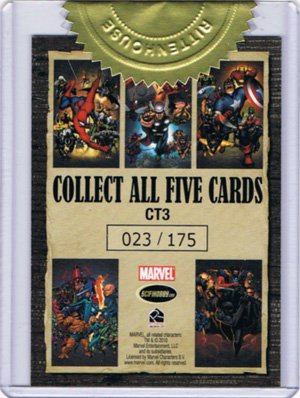 Rittenhouse Archives Marvel Heroes and Villains Case Toppers CT3 Captain America