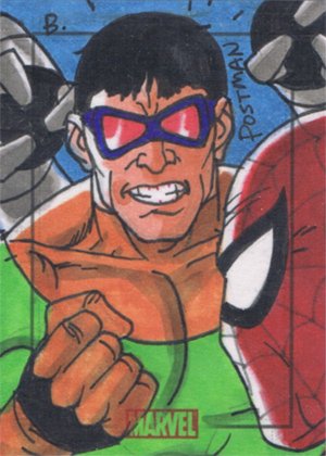 Rittenhouse Archives Marvel Heroes and Villains Sketch Card  Brian Postman