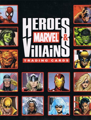 Rittenhouse Archives Marvel Heroes and Villains   Binder