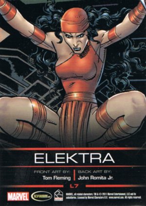 Rittenhouse Archives Legends of Marvel Elektra L7 