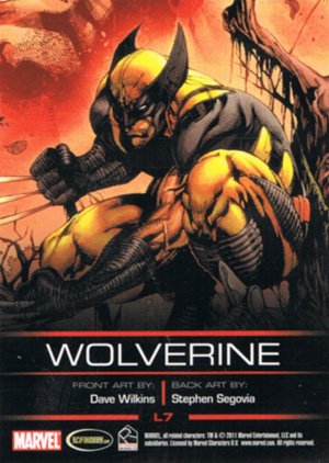 Rittenhouse Archives Legends of Marvel Wolverine L7 