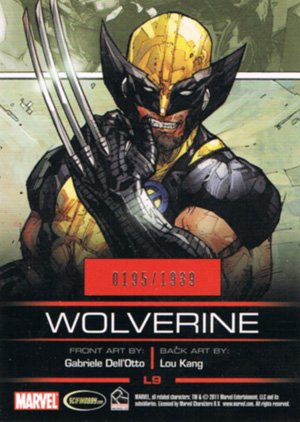 Rittenhouse Archives Legends of Marvel Wolverine L9 