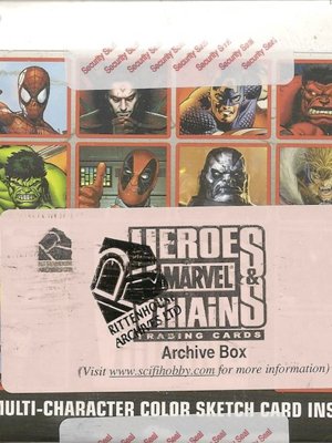 Rittenhouse Archives Marvel Heroes and Villains   Archive Box
