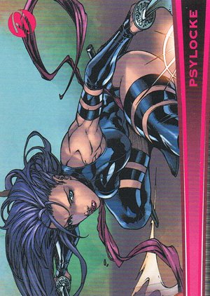 Rittenhouse Archives Marvel Dangerous Divas Base Card 6 Psylocke