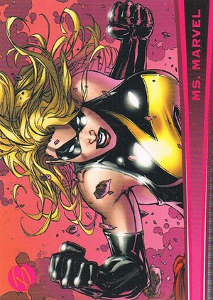 Rittenhouse Archives Marvel Dangerous Divas Base Card 9 Ms. Marvel