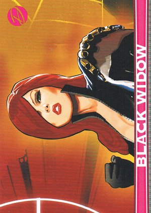 Rittenhouse Archives Marvel Dangerous Divas Base Card 14 Black Widow