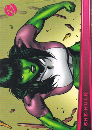 Rittenhouse Archives Marvel Dangerous Divas Base Card 16 She-Hulk