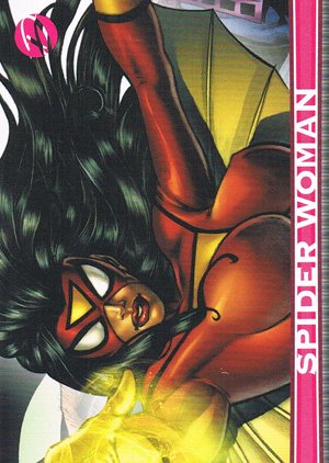 Rittenhouse Archives Marvel Dangerous Divas Base Card 23 Spider-Woman