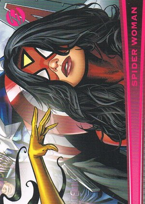 Rittenhouse Archives Marvel Dangerous Divas Base Card 24 Spider-Woman