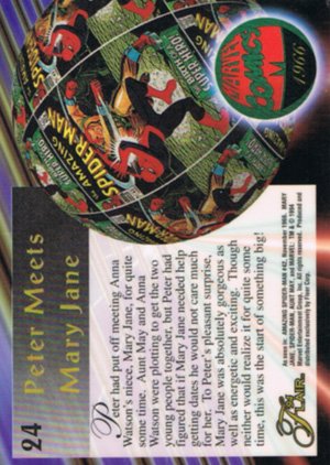 Fleer Marvel Annual Flair '94 Base Card 24 Mary Jane
