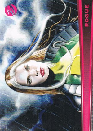 Rittenhouse Archives Marvel Dangerous Divas Base Card 27 Rogue