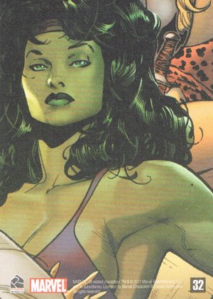 Rittenhouse Archives Marvel Dangerous Divas Base Card 32 Elektra