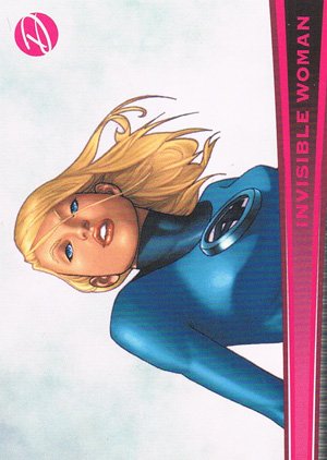 Rittenhouse Archives Marvel Dangerous Divas Base Card 60 Invisible Woman