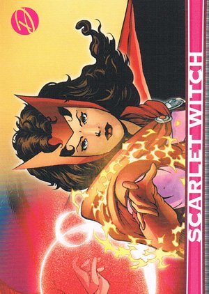 Rittenhouse Archives Marvel Dangerous Divas Base Card 65 Scarlet Witch