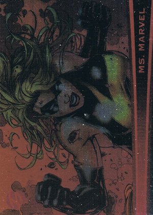 Rittenhouse Archives Marvel Dangerous Divas Parallel Card 9 Ms. Marvel