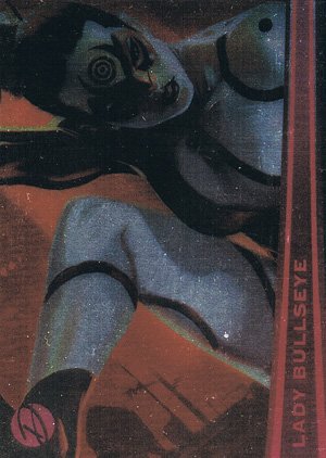 Rittenhouse Archives Marvel Dangerous Divas Parallel Card 10 Lady Bullseye