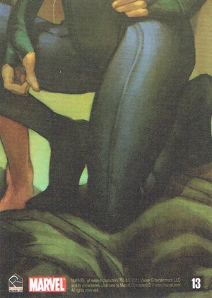 Rittenhouse Archives Marvel Dangerous Divas Parallel Card 13 Black Widow