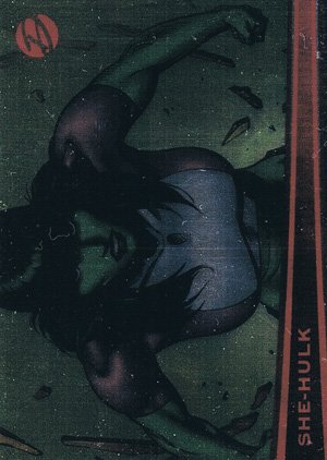 Rittenhouse Archives Marvel Dangerous Divas Parallel Card 16 She-Hulk