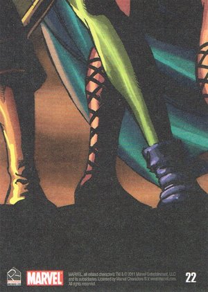 Rittenhouse Archives Marvel Dangerous Divas Parallel Card 22 Spider-Woman