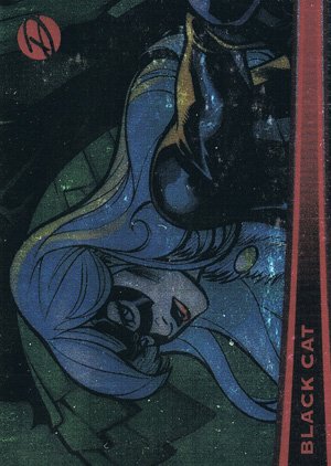 Rittenhouse Archives Marvel Dangerous Divas Parallel Card 37 Black Cat