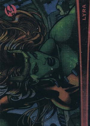 Rittenhouse Archives Marvel Dangerous Divas Parallel Card 45 Lyra