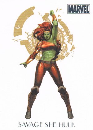 Rittenhouse Archives Marvel Dangerous Divas Women of Marvel Card W7 Savage She-Hulk