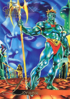 Fleer Marvel Annual Flair '95 Base Card 88 Llyron