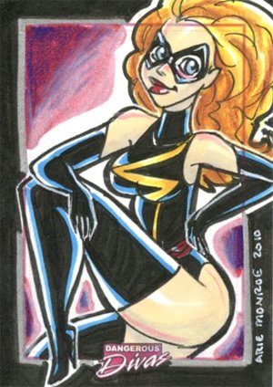 Rittenhouse Archives Marvel Dangerous Divas Sketch Card  Arie Monroe