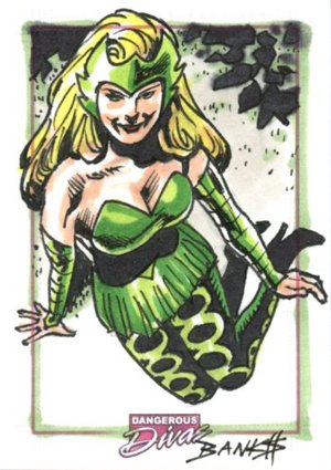 Rittenhouse Archives Marvel Dangerous Divas Sketch Card  Darryl Banks