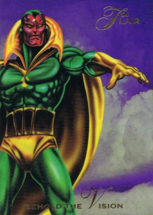 Fleer Marvel Annual Flair '94 Base Card 27 Behold the Vision
