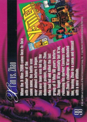 Fleer Marvel Annual Flair '95 Base Card 98 Xi'an