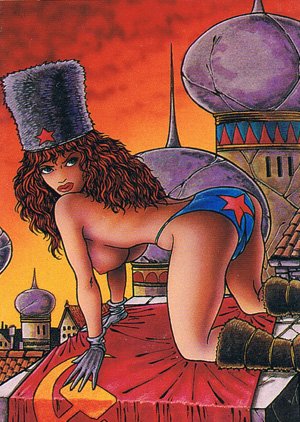 Comic Images The Art of Heavy Metal Base Card 09 pinup